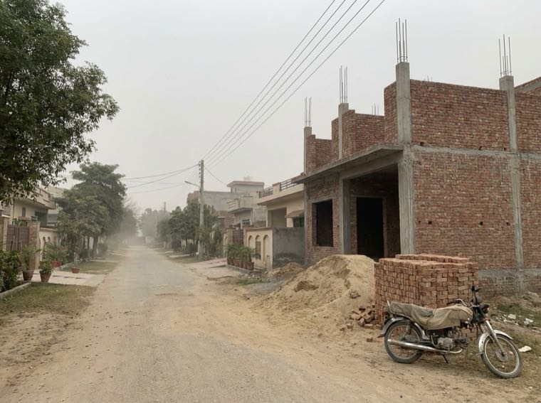 Sample photo looking north along the street from the plot